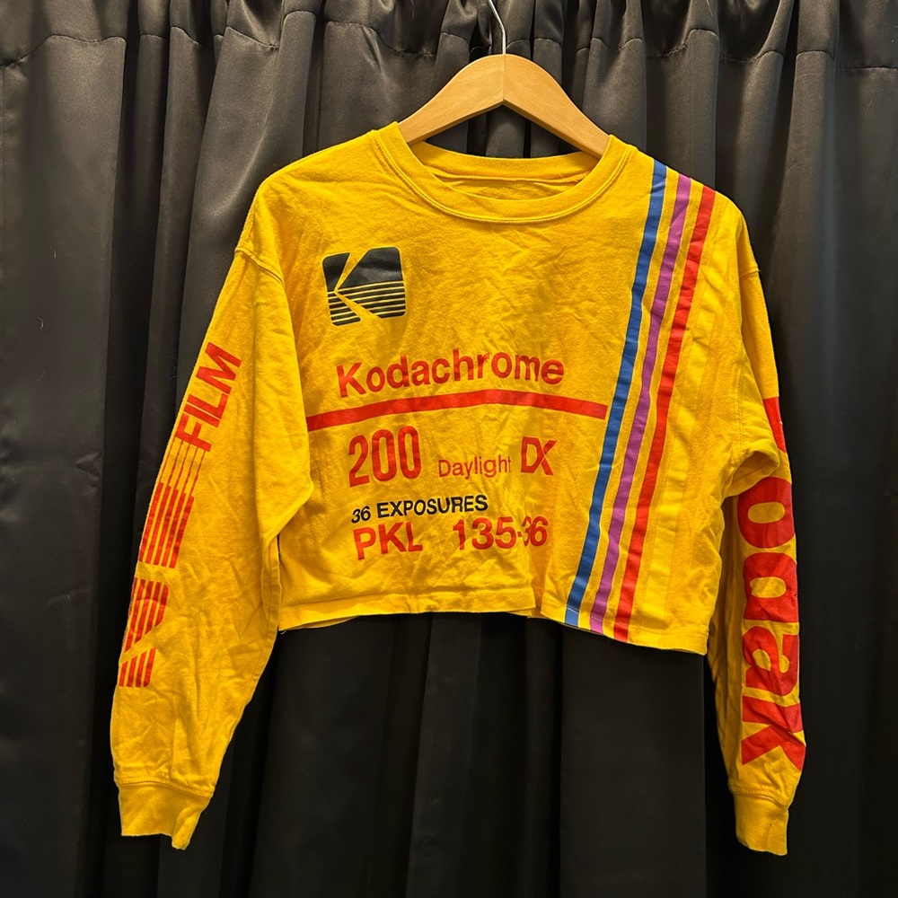 Kodak Film Cropped Long Sleeve Tee